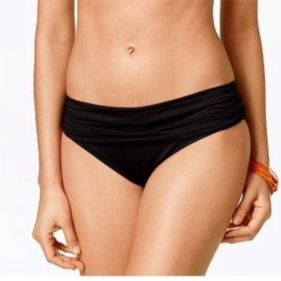 La Blanca Island Goddess Convertible Bandini Tankini Top & Shirred Banded Bottom - Picture 5 of 16